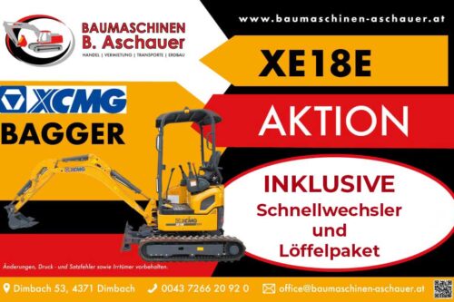 SET AKTION - XCMG XE18E