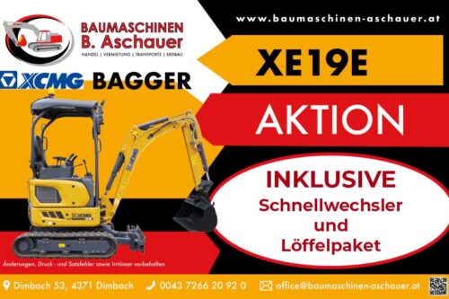 SET AKTION - XCMG XE19E