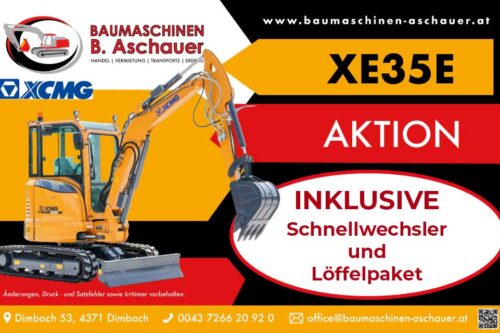 SET AKTION - XCMG XE35E mit Kabine