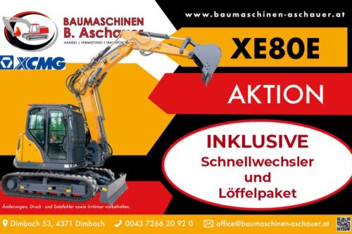 SET AKTION - XCMG XE80E mit Kabine